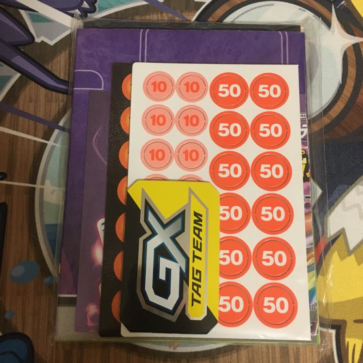 ポケモンカード 紙製ダメカン 紙製GXマーカー 紙製プレイマット 説明書