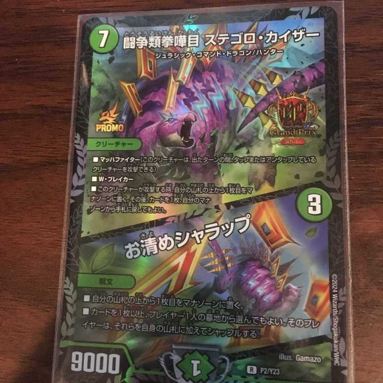 闘争類拳嘩目 ステゴロ・カイザー｜お清めシャラップ GPプロモ 1枚の