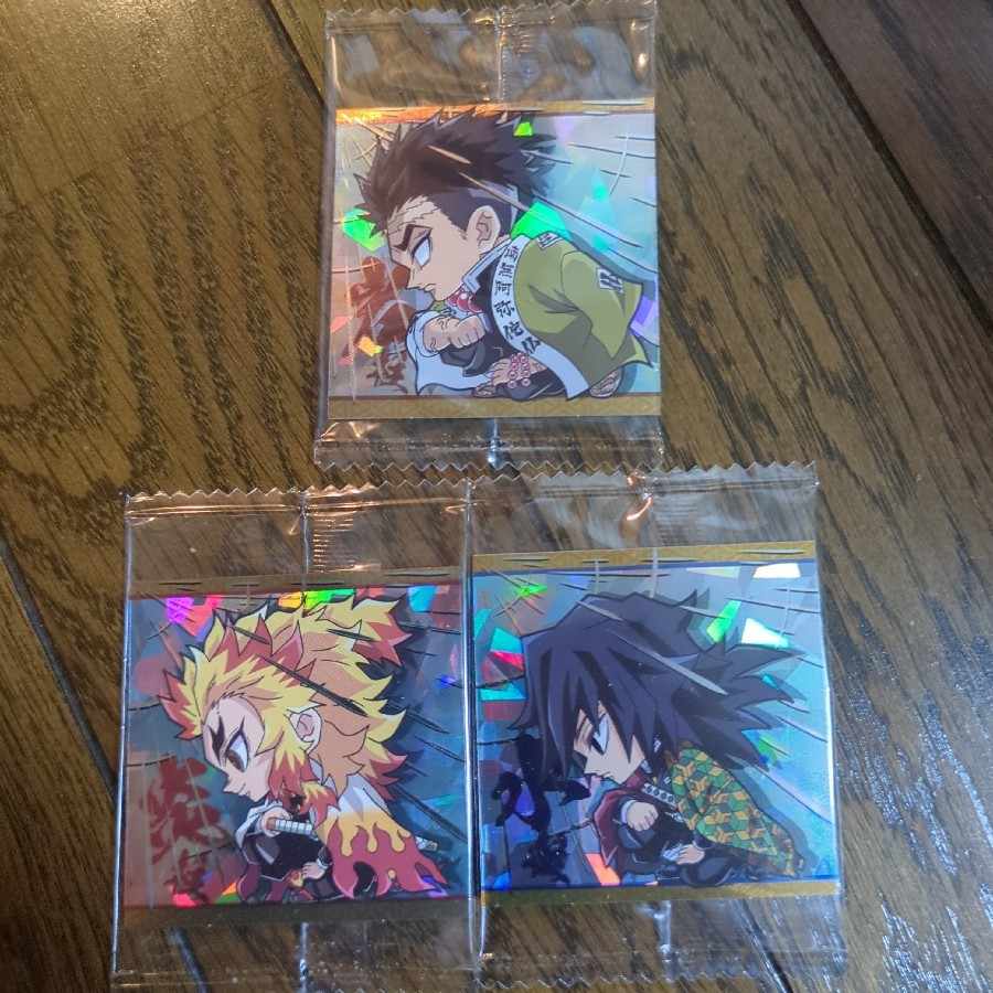 鬼滅の刃ウエハース 3点セット 1枚の通販 バラエティーショップ、う