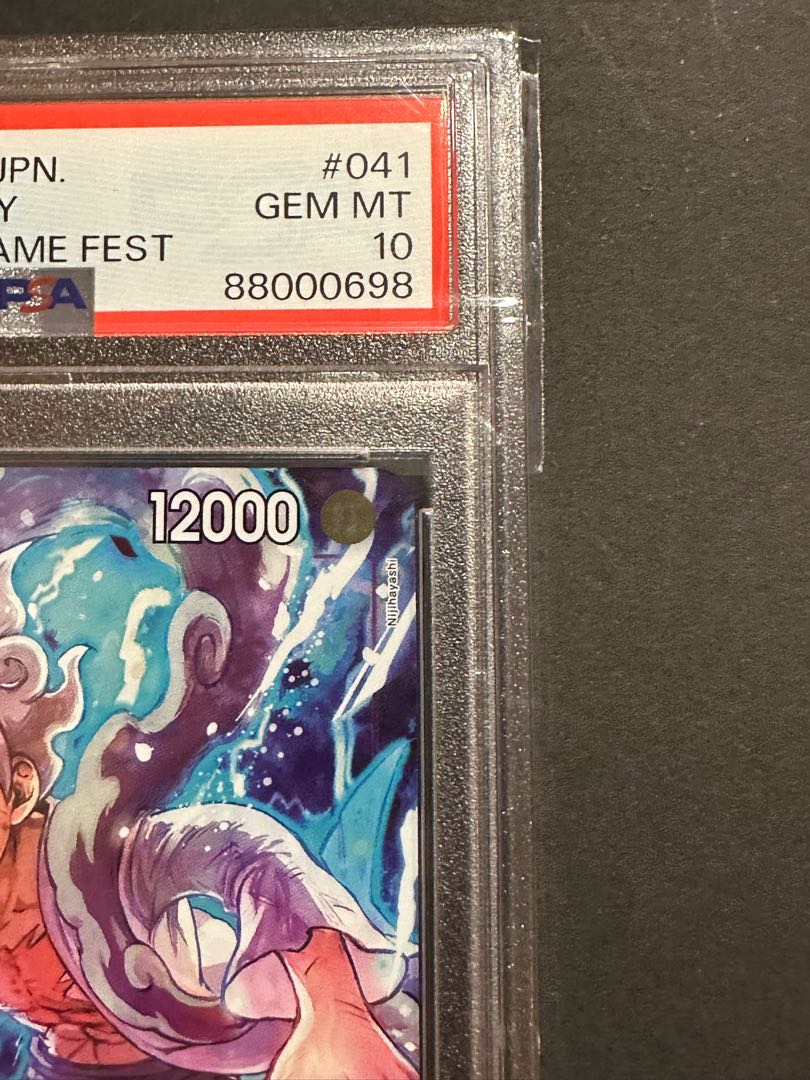 PSA10 ワンピースカード ニカ ルフィ バンダイカードゲームフェス 記念