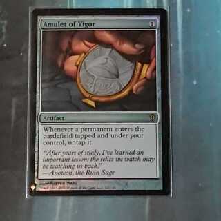 mtg 精力の護符 日本語版×4枚 MTG 精力の護符 4枚セット【日本語版