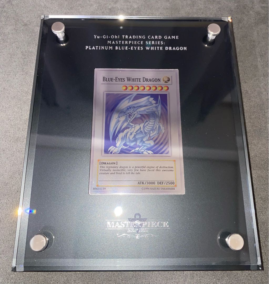 遊戯王 英語版 プラチナブルーアイズ 純銀 青眼の白龍 US版 海外