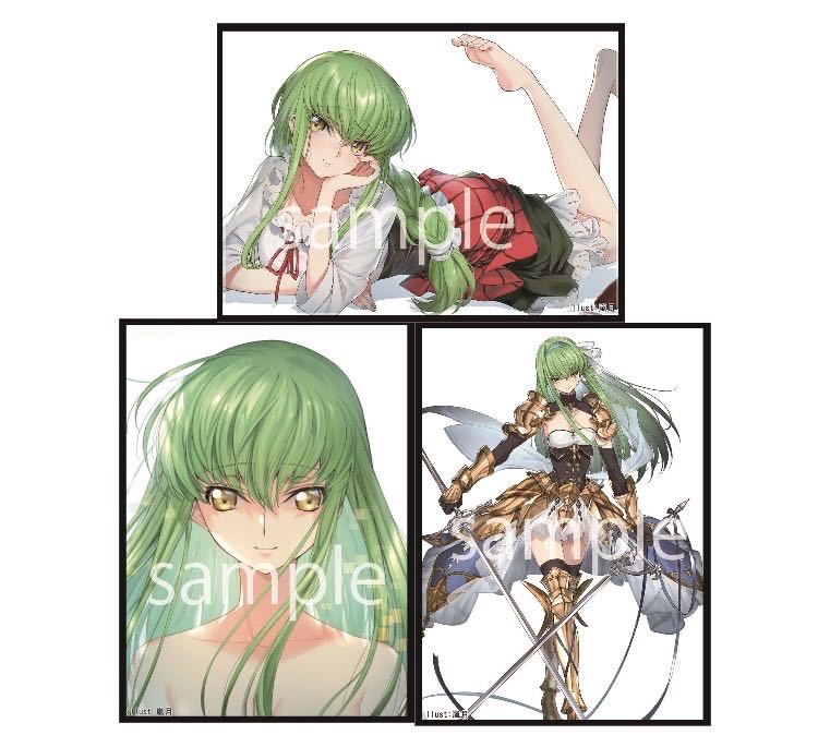 C.C カードスリーブ3点セット コードギアス反逆のルルーシュ R2 嵐月