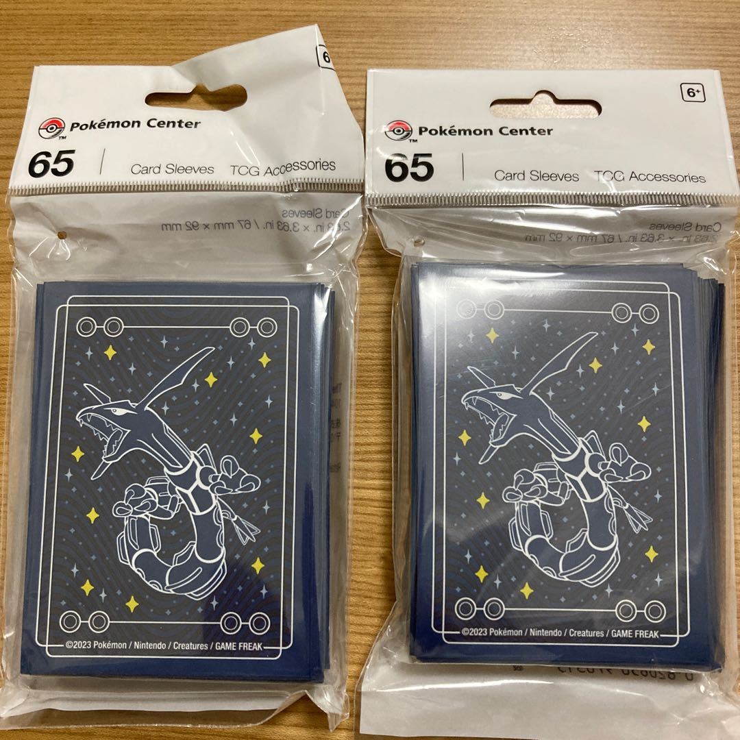 wcs2023 横浜 デッキシールド スリーブ 2個 レックウザ 1枚の通販 しょ