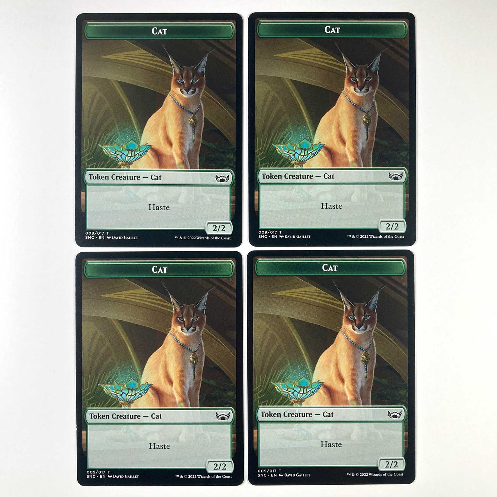 Cat Token English 4 pcs. 4枚 (Used) （2090711397）| magi -TCG