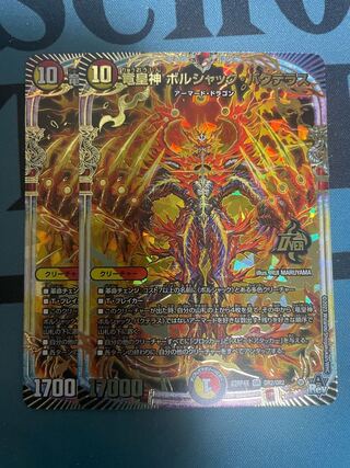 とももと様専用 竜皇神 ボルシャック・バクテラス 2枚 ＆ボルシュゴス