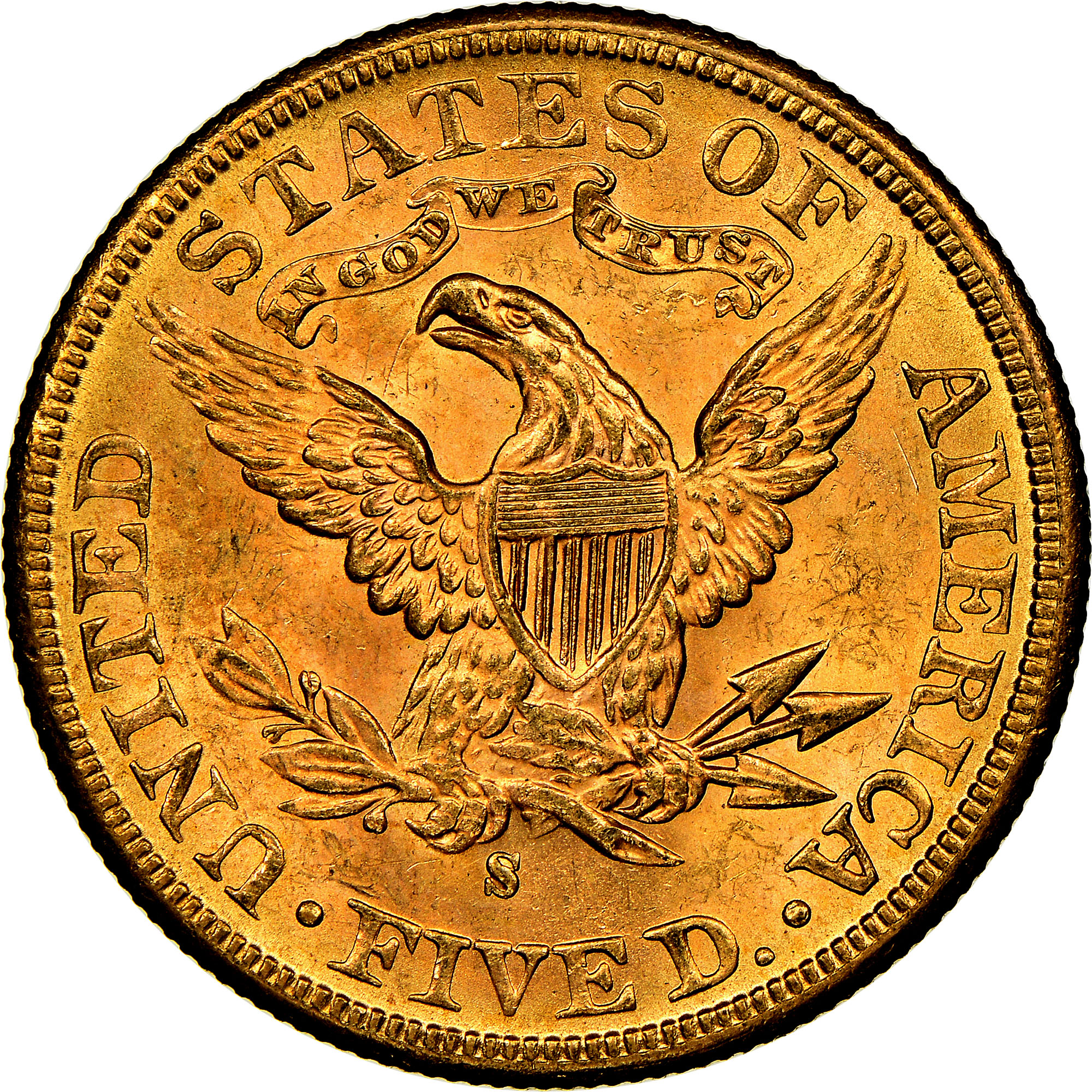 1886 S $5 MS | Coin Explorer | NGC