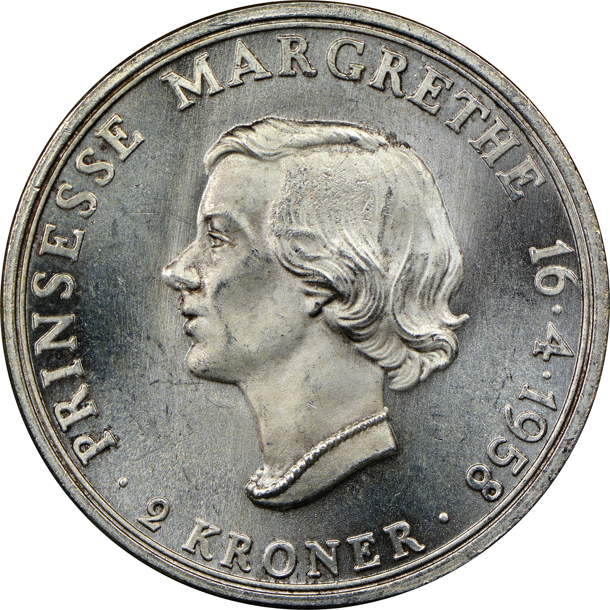 Denmark 2 Kroner KM 845 Prices & Values | NGC