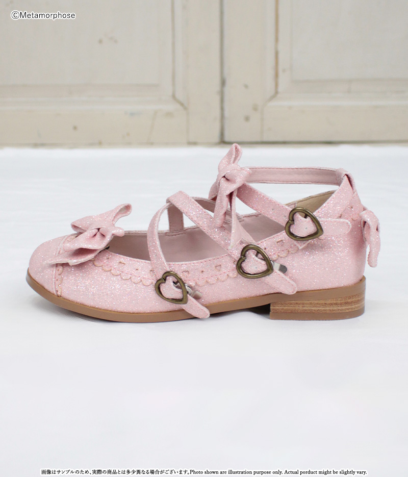 トリプルリボンクロスストラップシューズ - 靴 | メタモルフォーゼ