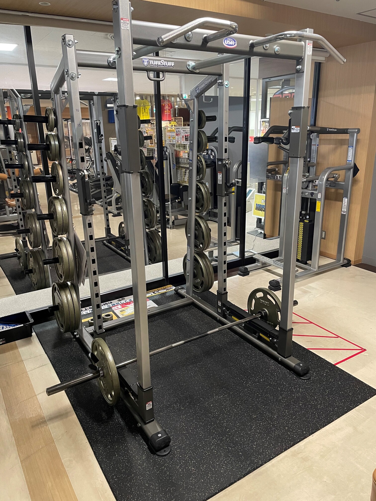 久喜埼玉｜タフスタッフパワーラック2台入替え