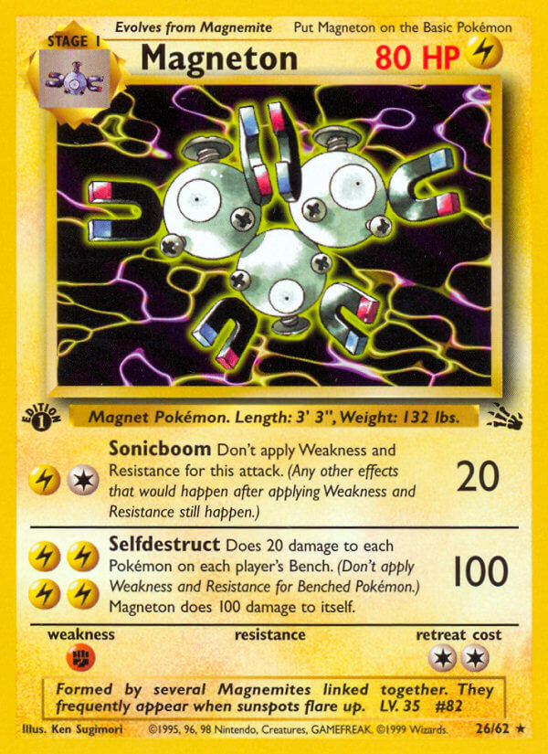 Magneton (FO 26/62) - Fossil | International Cardex | Card