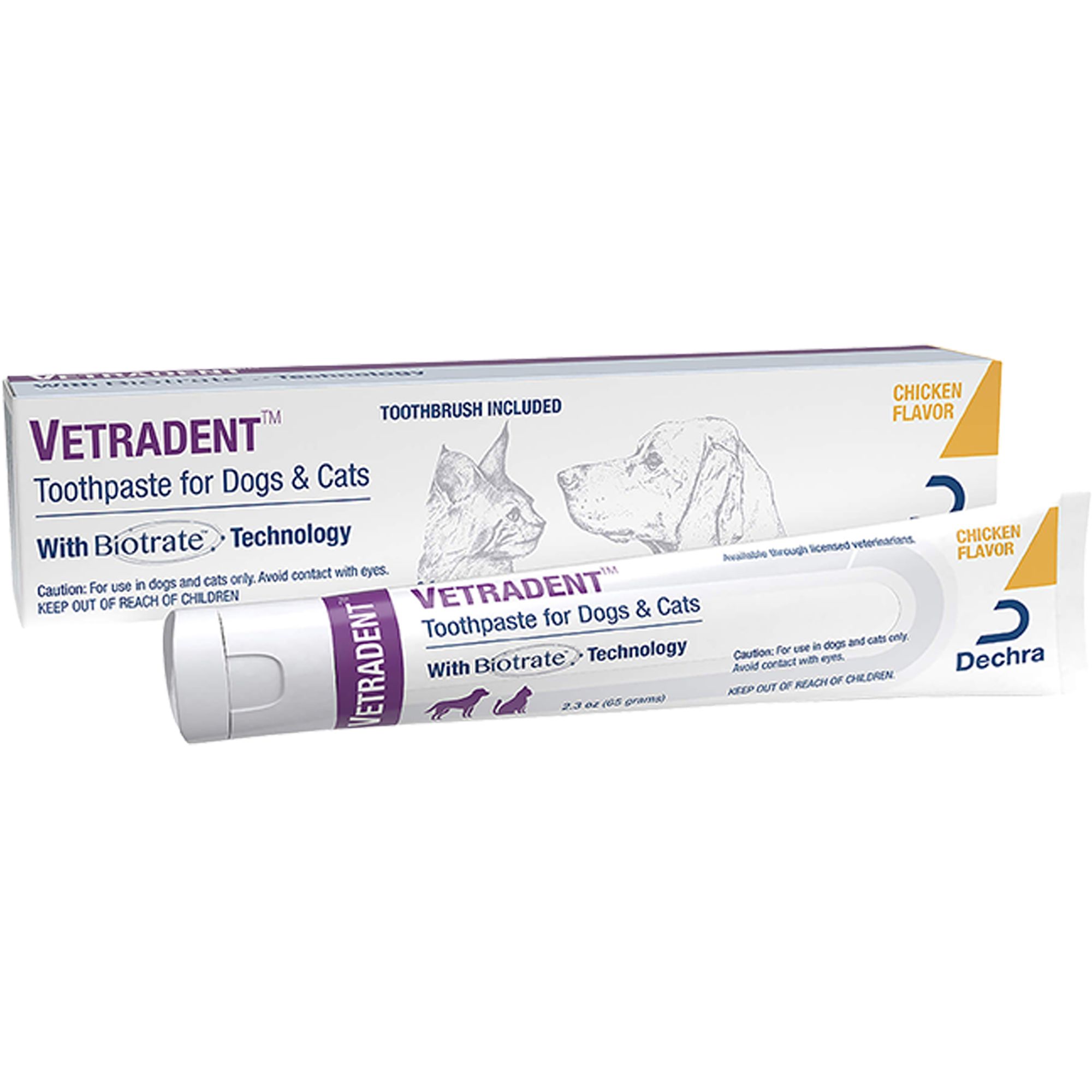 VETRADENT Dog & Cat Toothpaste, Fight Bacteria & Reduce Tartar