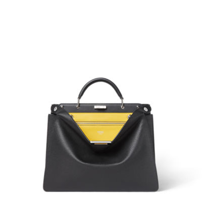 ピーカブー ISeeU ミディアム レザー ブラック | Fendi