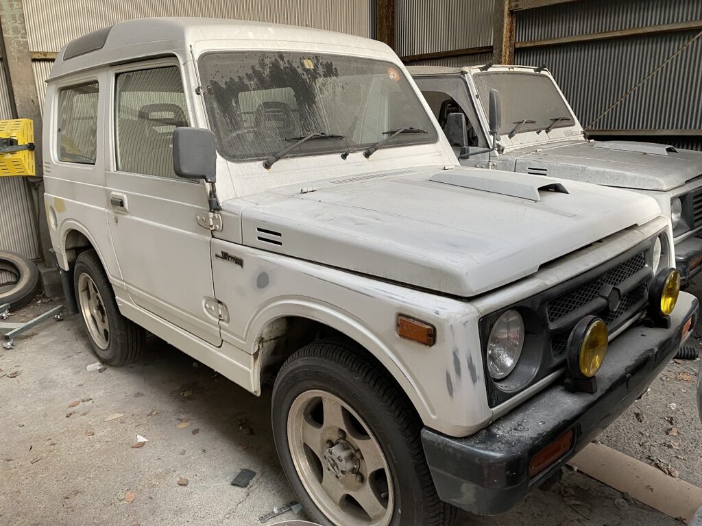 旧型ジムニーの作業状況 ジムニーレストア JA11 JA22 SJ10 – SCM