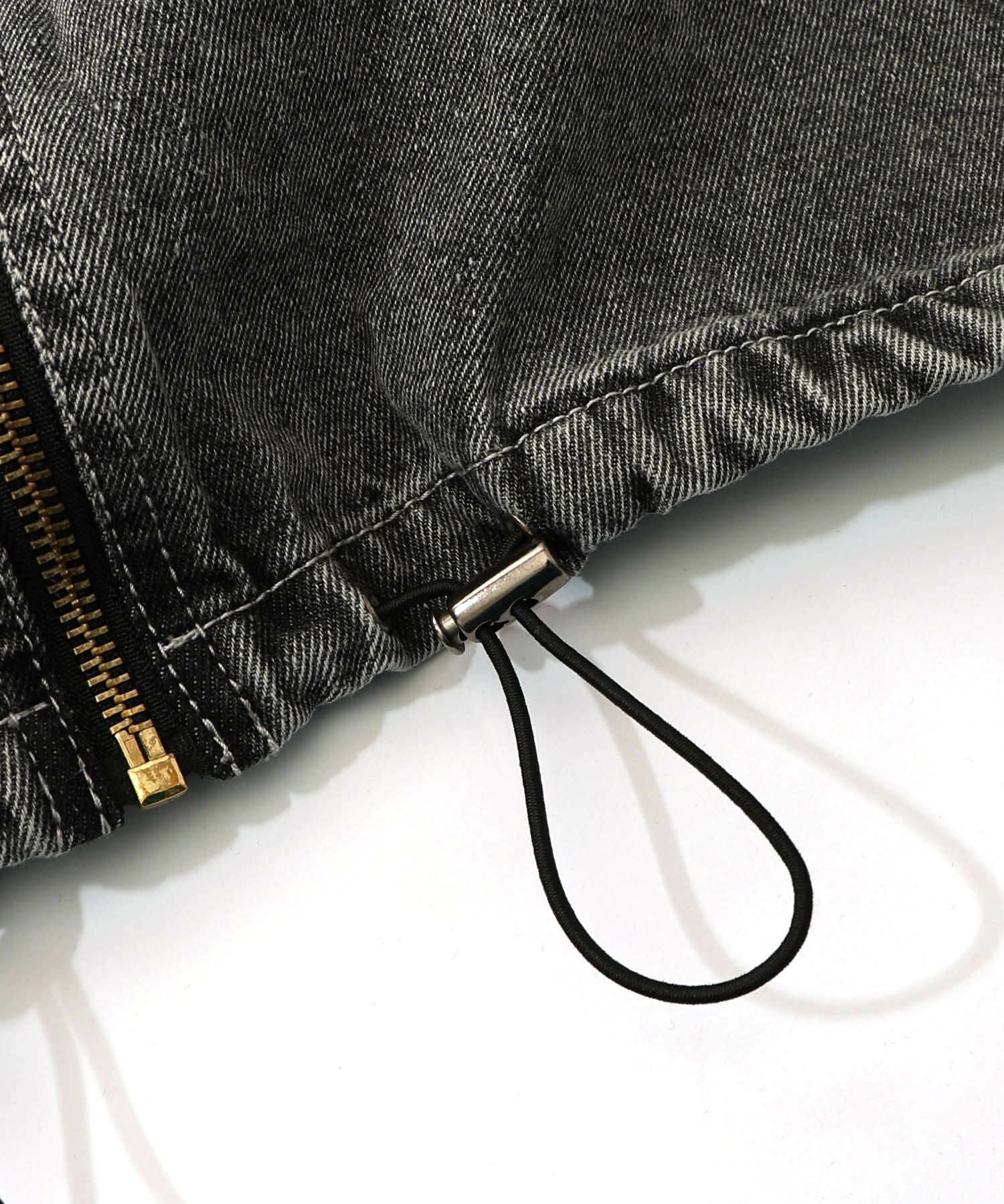 161614：ヴィンテージ風ネコ刺繍デニムジャケットの通販-ScoLar