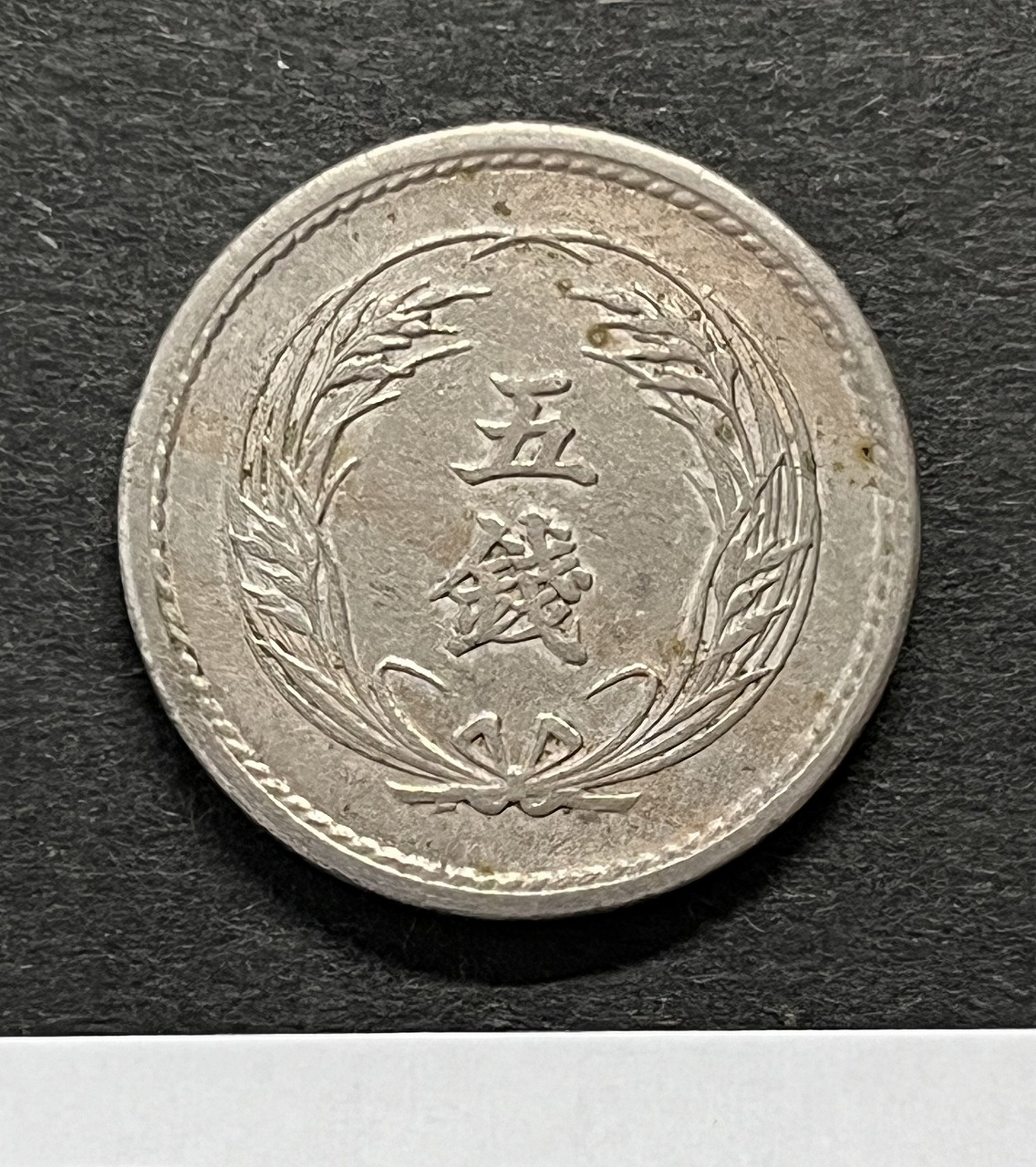 稲 5銭 白銅貨 明治32年銘 1899年 近代白銅貨 極美/限定品 | 収集ワールド