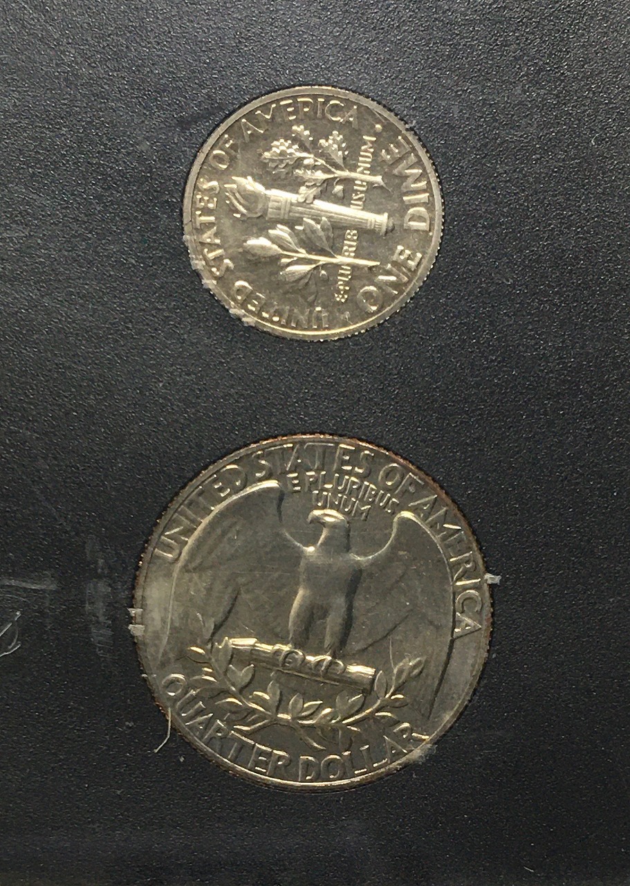 USAミント貨幣セット 1970年銀貨 50セント/プルーフ仕様 5点セット 美