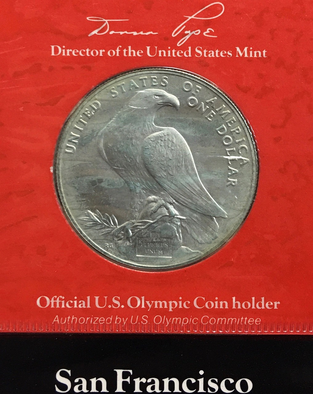 ロサンゼルスオリンピック 1ドル銀貨 1984年五輪記念銀貨 3枚セット 未