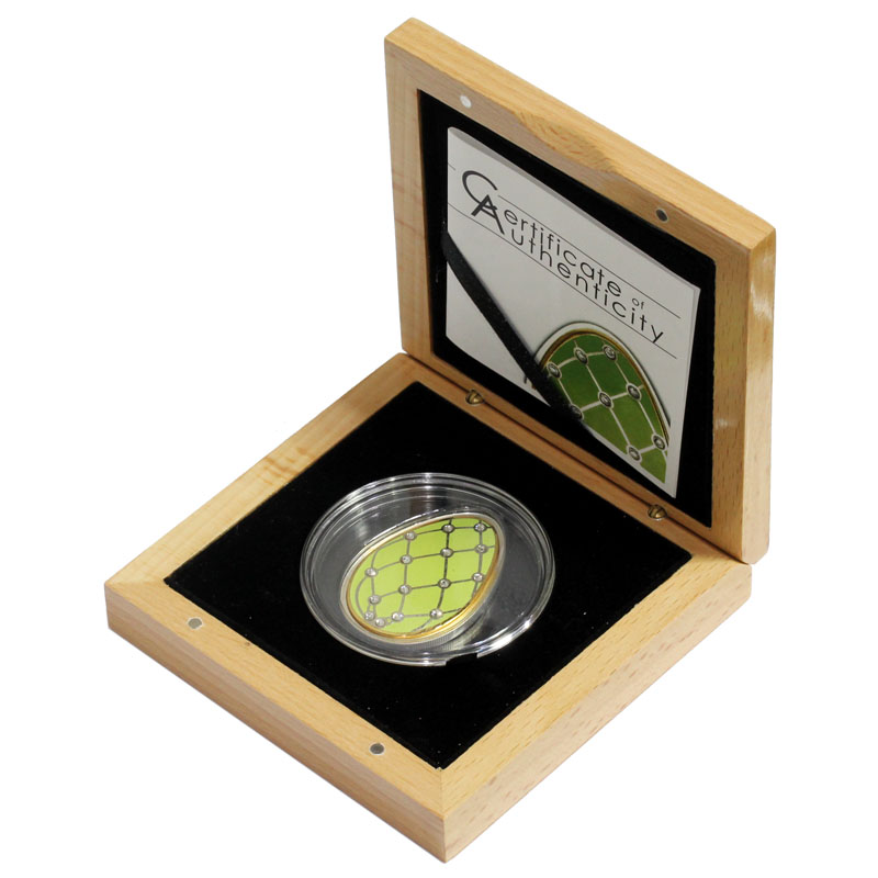 クック諸島銀貨 2015年5ドル インペリアルイースターエッグ