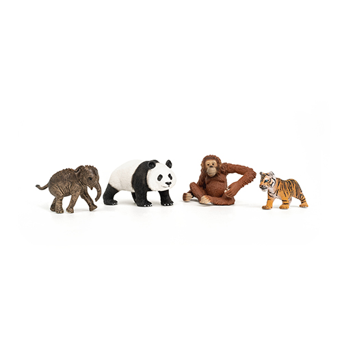 42736 schleich アジアの野生動物セット｜動物・恐竜フィギュアのZOOO!