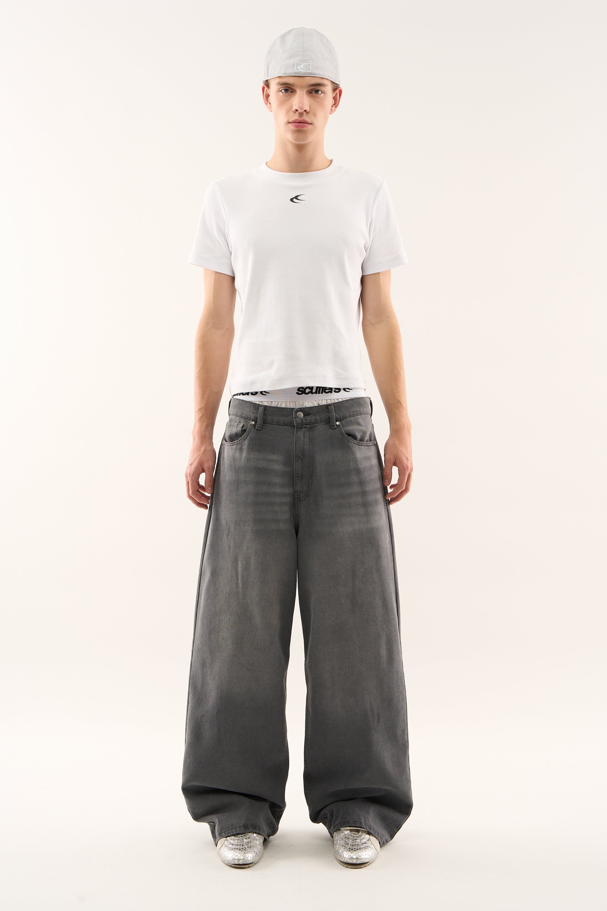 Jumbo Pants Washed Grey – Scuffers