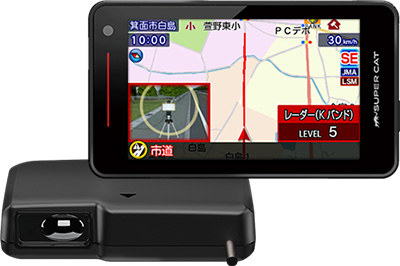 ユピテル レーザー＆レーダー探知機 SUPER CAT YK-3000 – 超進化！史上