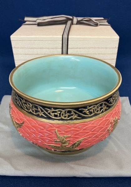 中国美術 大清乾隆年製 珍獣紋 鉢 陶器|サムライオークション