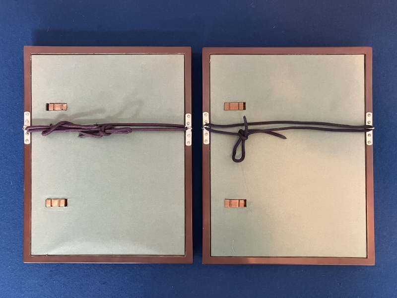 関頑亭【涅槃】額 ×2 Seki Gantei - artists|サムライオークション