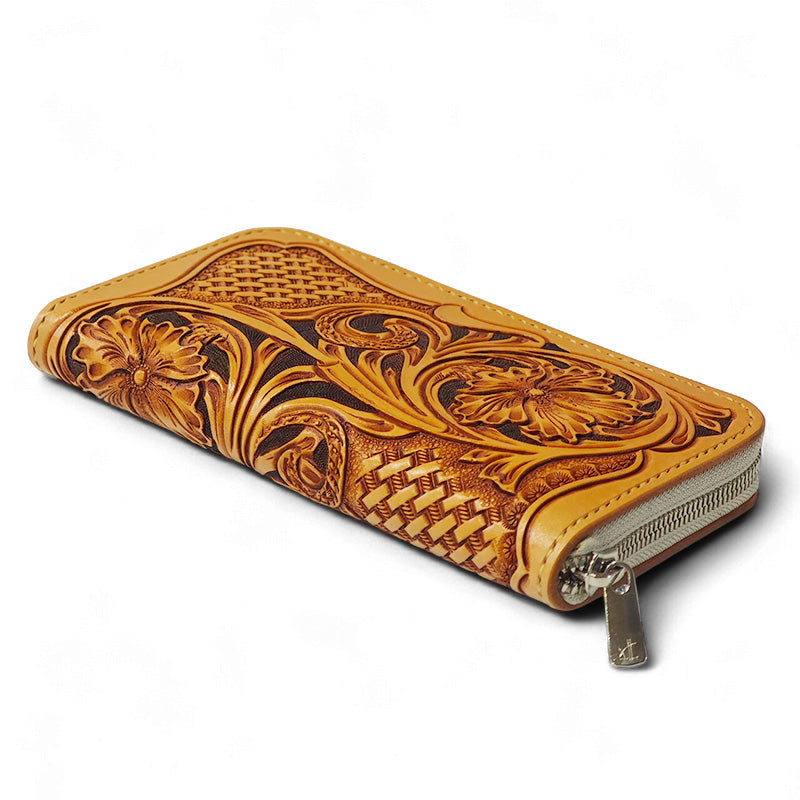 サムライクラフト ラウンドファスナー ロングウォレット タイプ1