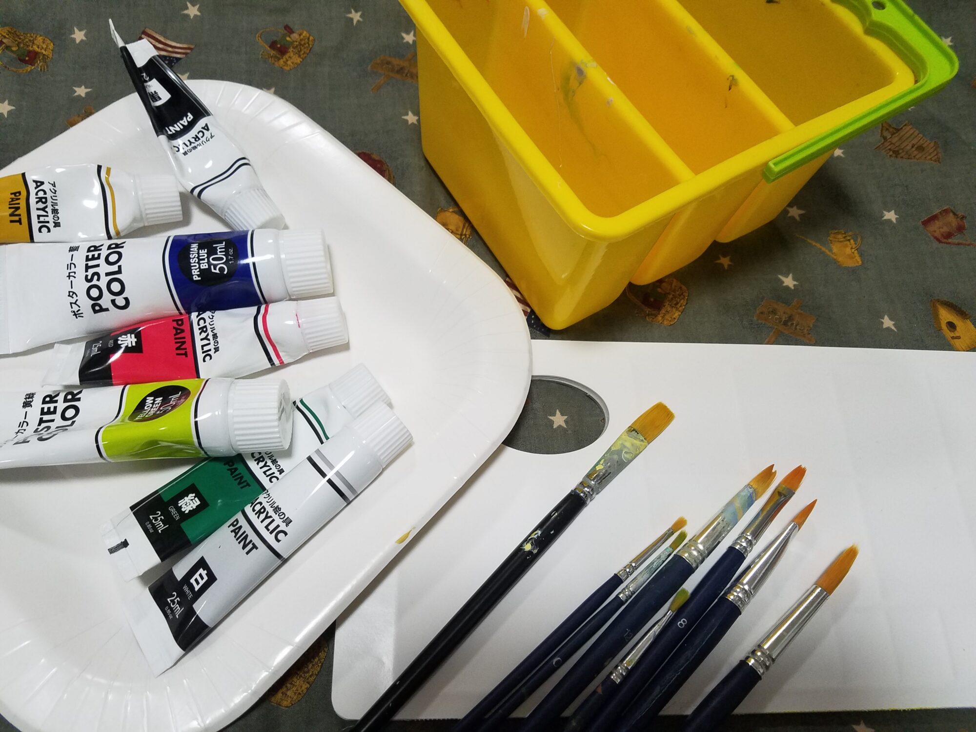 夏休み特集・アクリル絵の具を使ってみよう | 株式会社SAMATA