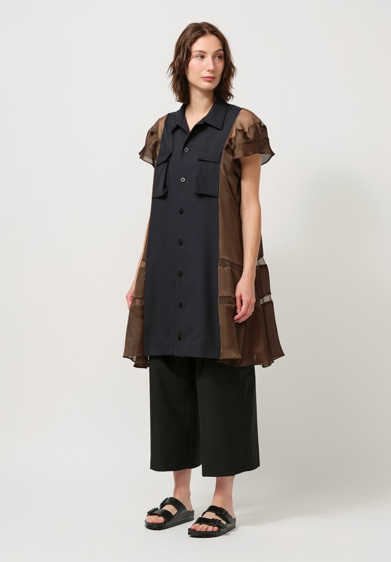 Sacai Suiting x Satin Dress | Santa Fe Dry Goods . Workshop . Wild