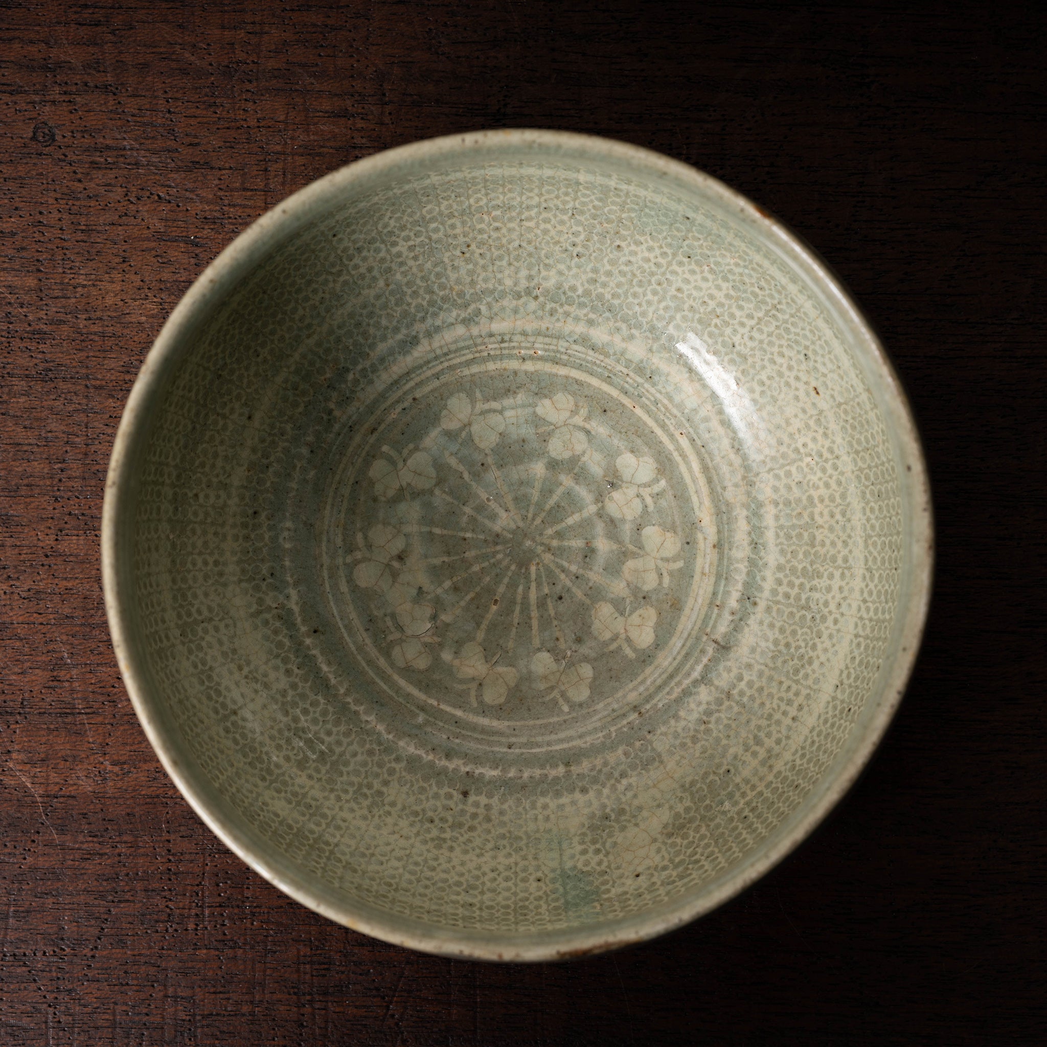 高麗青磁 礼賓三島象嵌漢字文鉢 – 燦禾 SANKA