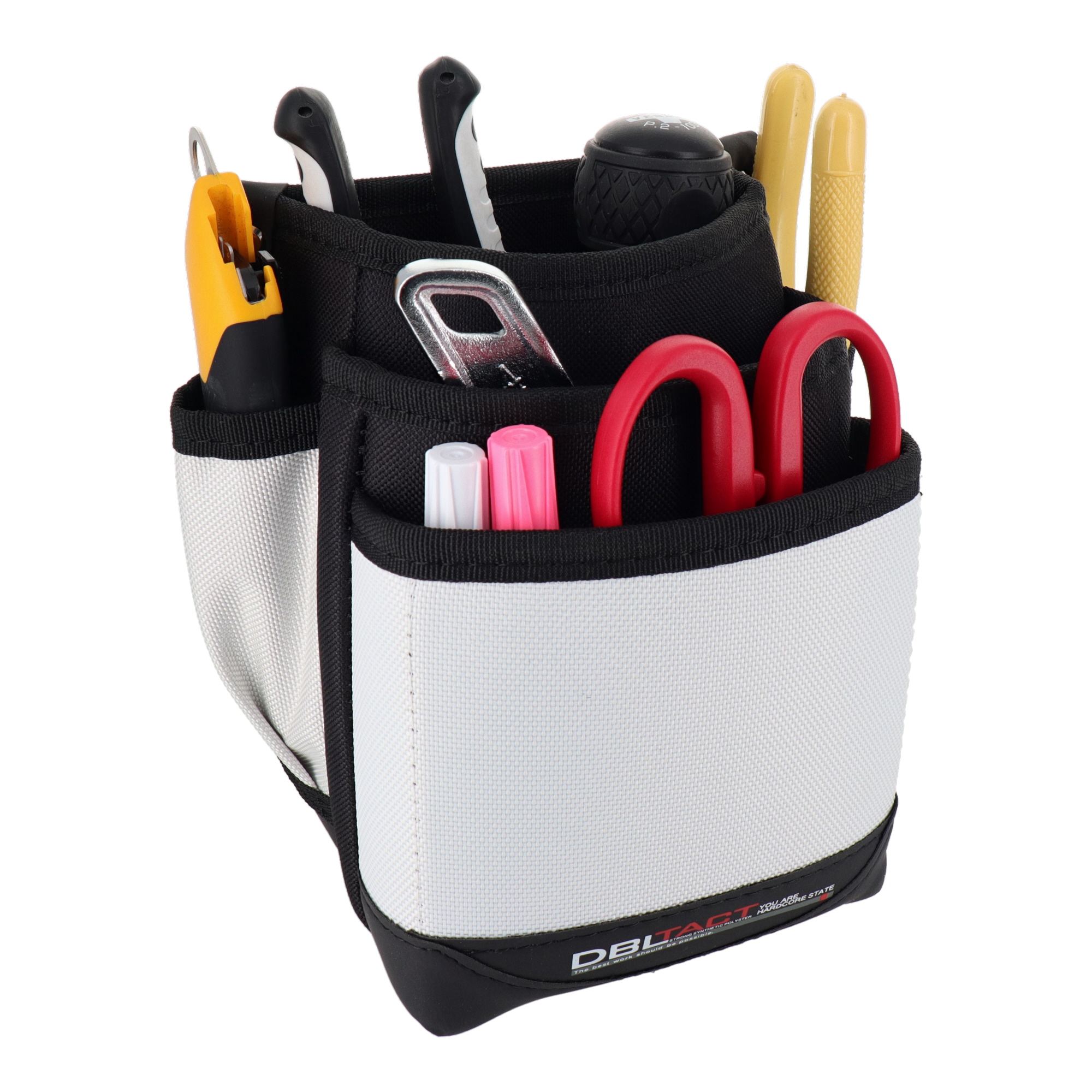 DT-03S-WH 作業ベルト・収納袋 腰袋 3段腰袋 ホワイト｜株式会社 三共