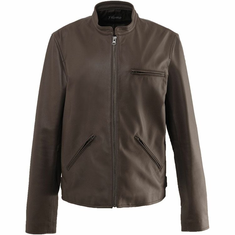 レザージャケット メンズ 本革 ラムレザー 軽量 シングル ライダース