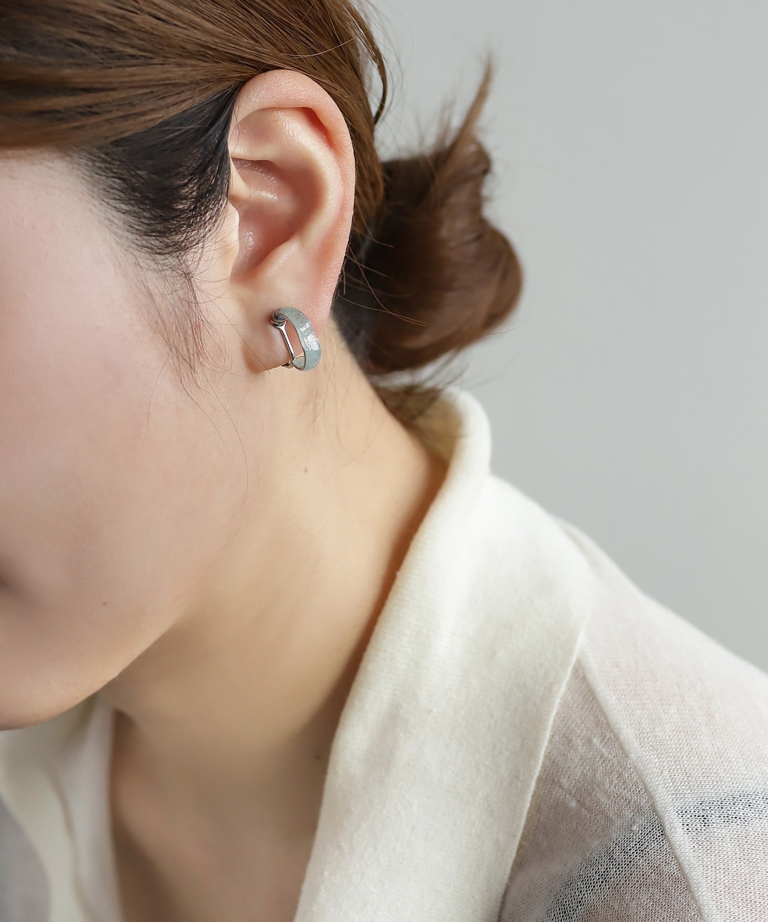 mimi33】ニュアンスフープイヤリング[S][Sheerchic]｜SANPO ONLINE