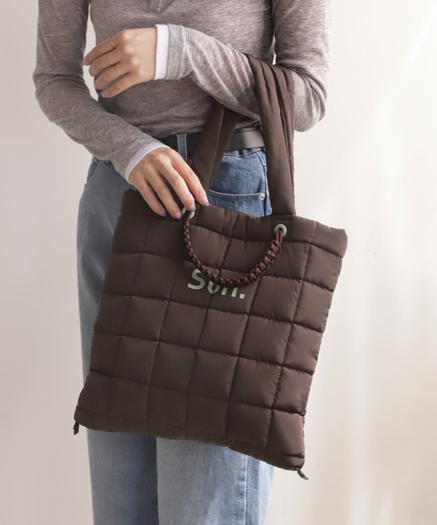 ANEMONE】【Trideep】weeklyキルティング3WAYバッグ｜アネモネ