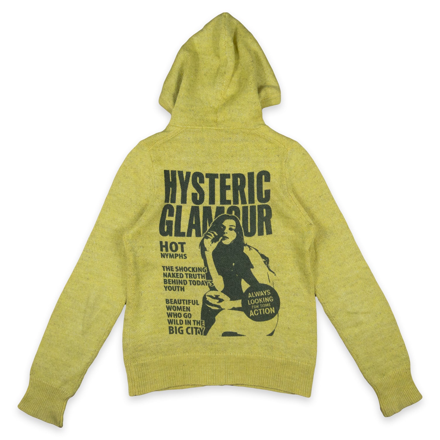 Hysteric Glamour Looking For Action Knit Zip Up Hoodie – SaolMortem