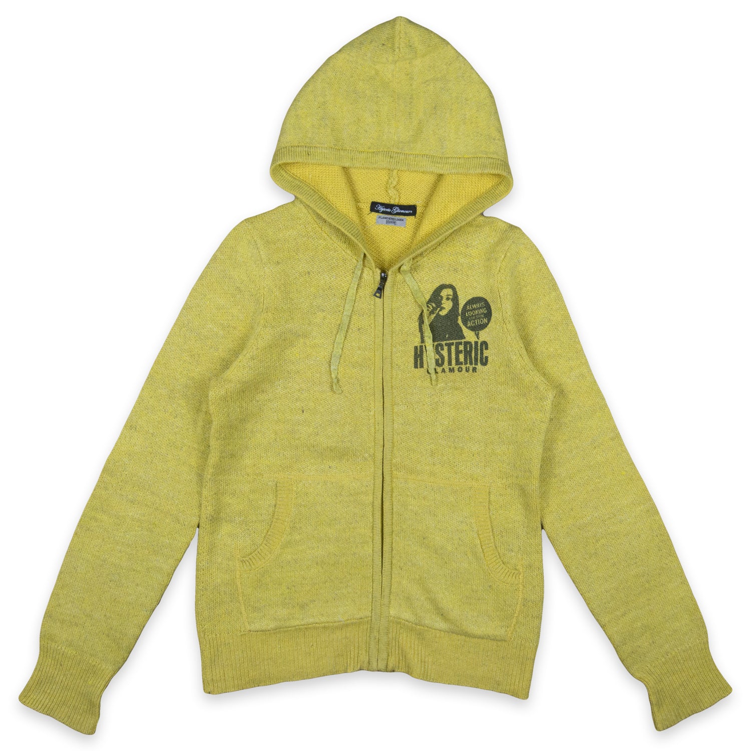 Hysteric Glamour Looking For Action Knit Zip Up Hoodie – SaolMortem