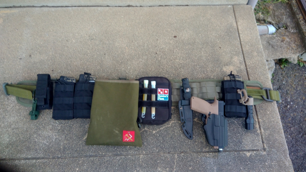 実物ベルトキット HIGH SPEED GEARリガーベルト&シュアグリップパッド