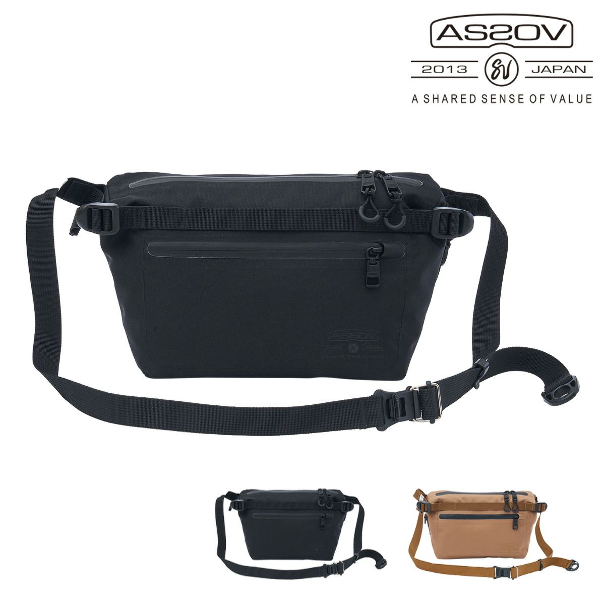 アッソブ ボディバッグ ファニーパック メンズ レディース 141607