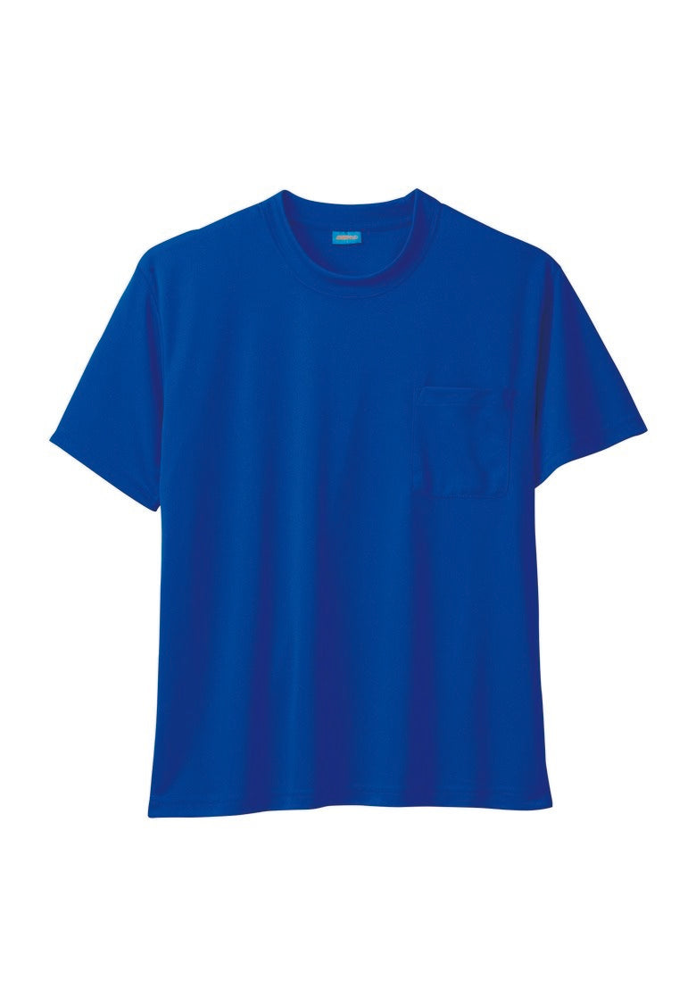 SOWA 50381 桑和 ハニカムメッシュ半袖Tシャツ（胸ポケット付）SS?8L