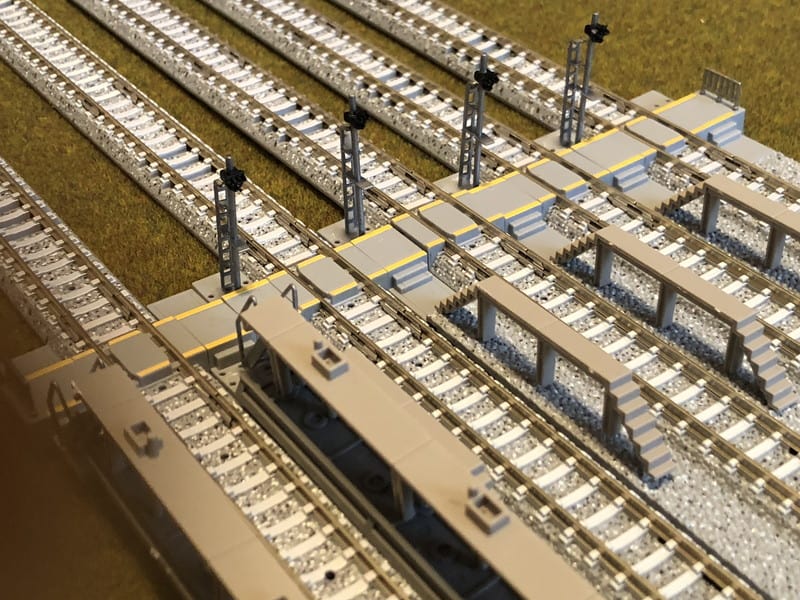 トミックス車両基地レール延長部を使用した機関区制作(Nゲージ)【N
