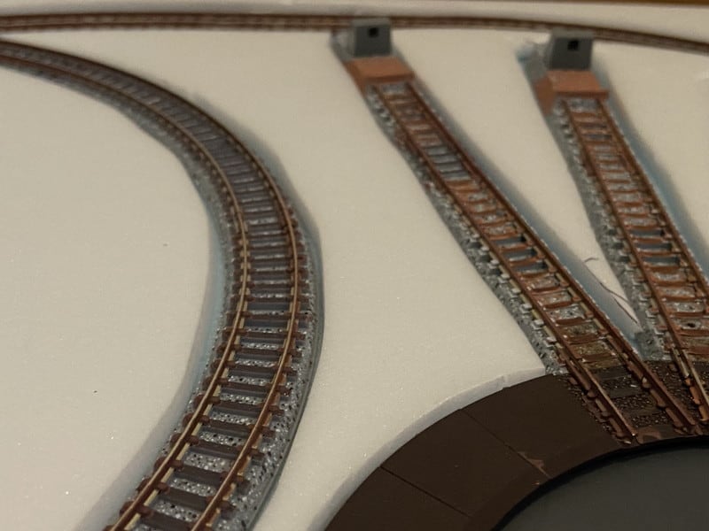 軽便鉄道(ナローゲージ80)ジオラマ制作開始【Nゲージ敷設工事61