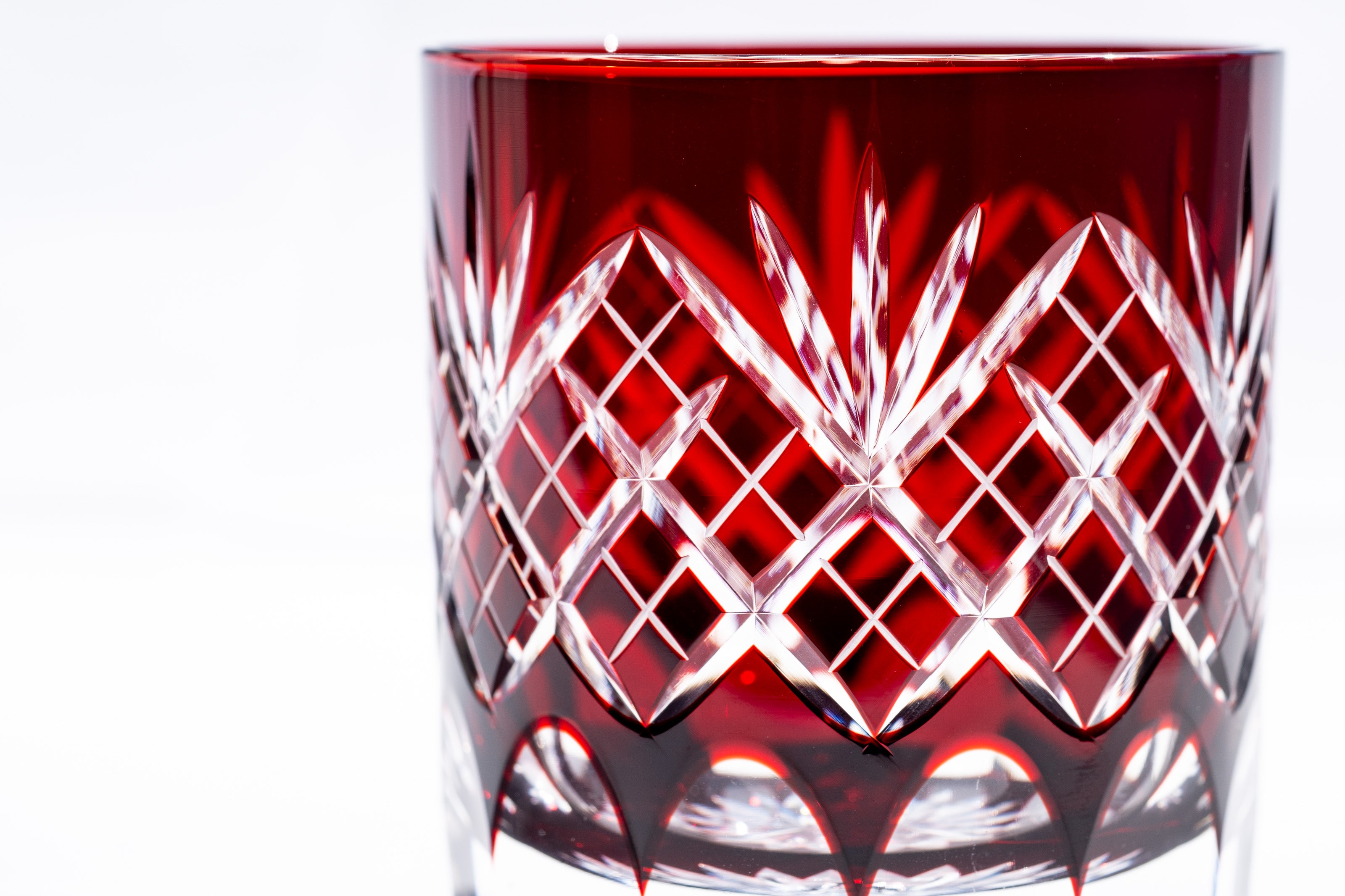 M-131-R 剣矢来重文様 オールド アカ – 硝子工房 彩鳳