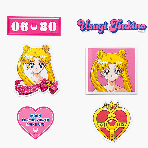 ストアオリジナル ステッカーセット6枚入り（月野うさぎ）: 全商品