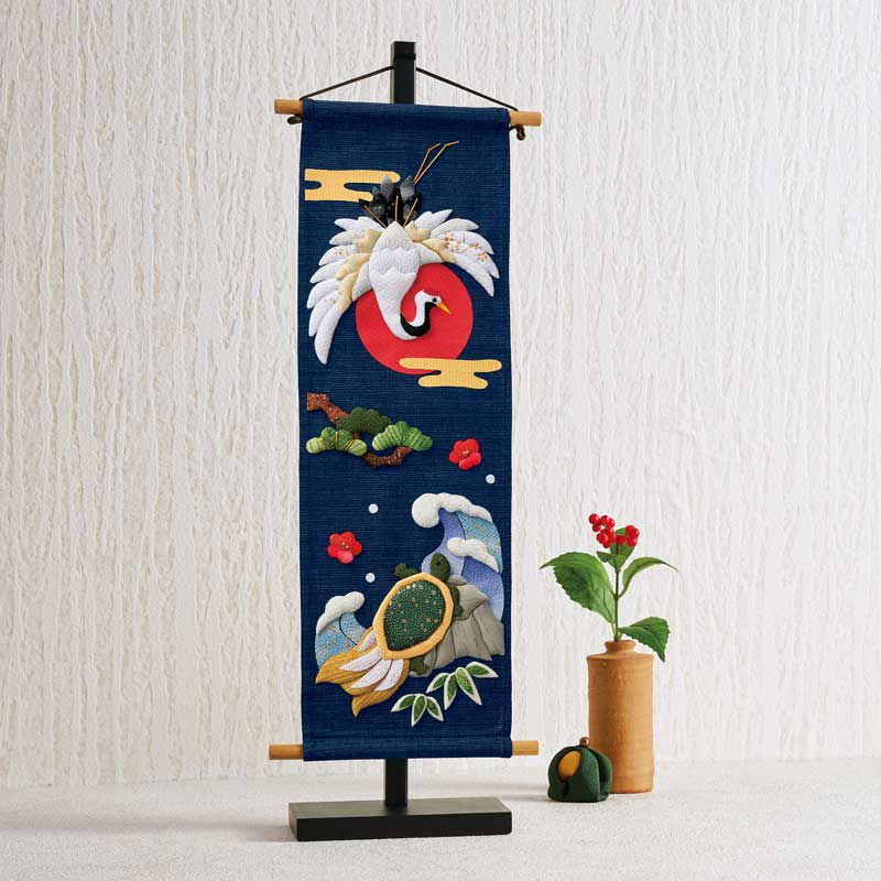 ロングタペストリー・福寿鶴亀｜株式会社さくらほりきり