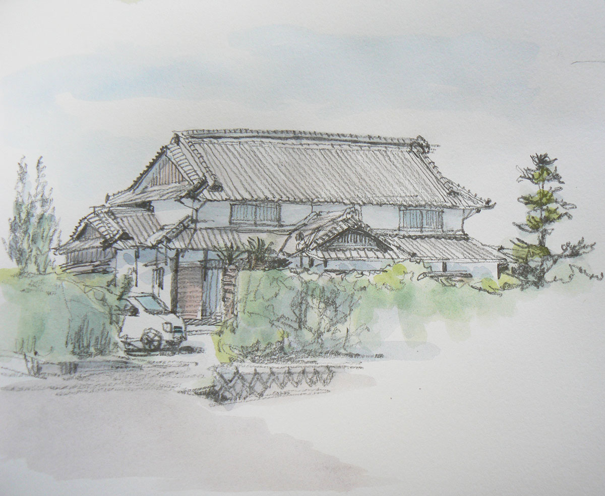 屋根のある風景 スケッチ集 – 有限会社 坂本窯業