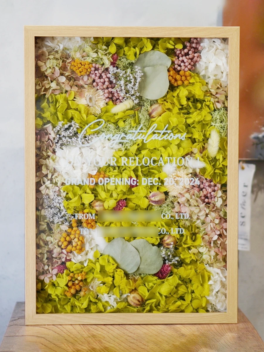 文字入れできるフレームアレンジ L wall スタンダード｜フラスタ・楽屋