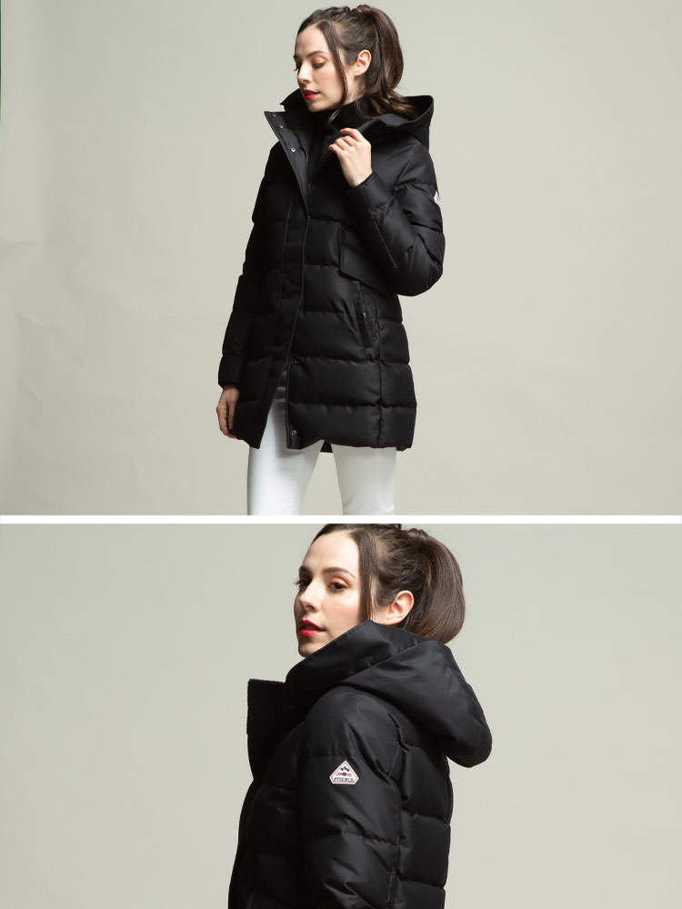 PYRENEX ピレネックス フード ボタンジップ ダウンジャケット PHENIX