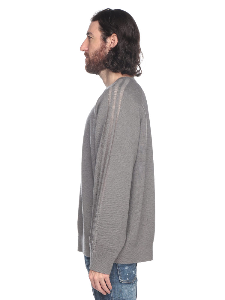 Y-3 (ワイスリー) 袖ライン リラックスシルエット ウールニット 3S